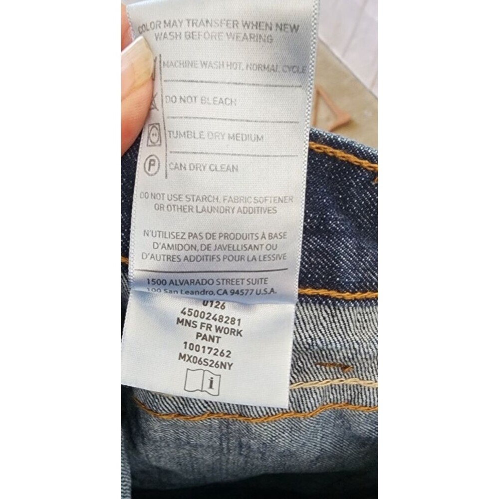 Ariat Jeans FR Men's 34x34 M4 Relaxed Boot Cut Carpenter Work Pant Cat 2 - Picture 8 of 12